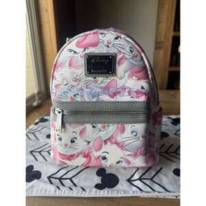 Disney Loungefly Mini Backpack Marie NWT RARE VHTF Hard Tag